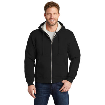 Hooded Sherpa Fleece Jacket Men