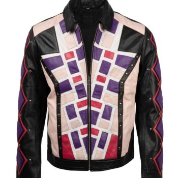 Style for Multi Color Men's Leather Biker Jacket