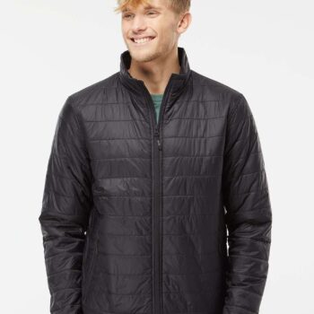 Men's Black Down Puffer Jacket