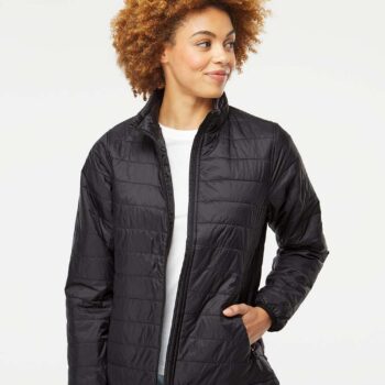 Women Black Puffer Jacket