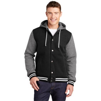 Men's Varsity Jacket With Hood