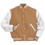 Tan Varsity Jacket For Men and Women