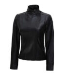 Arezoo Women's Black Real Leather Jacket