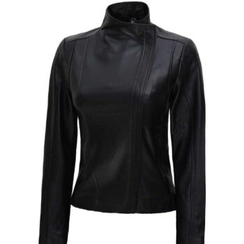Arezoo Women's Black Real Leather Jacket