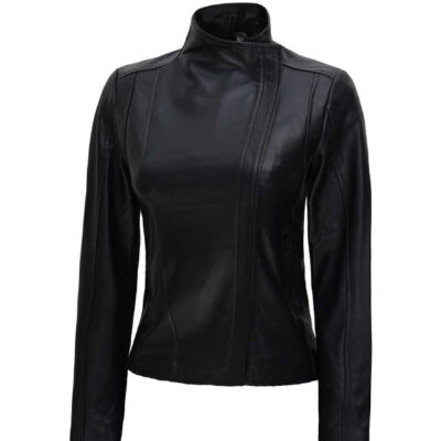 Arezoo Women's Black Real Leather Jacket