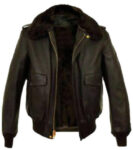 Aviator A2 Flight Raf Irvin Airforce Bomber Leather Jacket