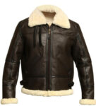 B3 Pilot Aviator Brown Bomber Jacket