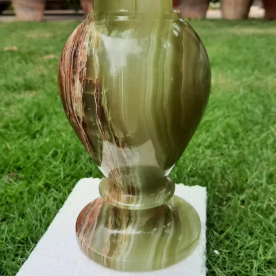 Marble Onyx Stone Flower Vase | Handmade Stone Vase | Natural Home Décor | Elegant Gift for Home and Office.