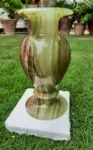 Marble Onyx Stone Flower Vase | Handmade Stone Vase | Natural Home Décor | Elegant Gift for Home and Office.