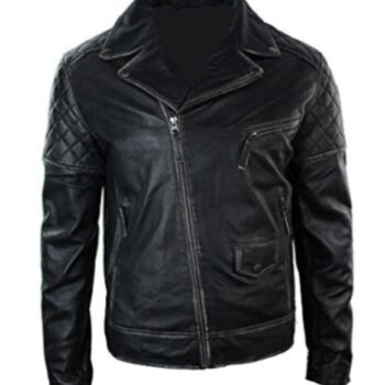 Vintage Brando Black Motorcycle Leather Jacket