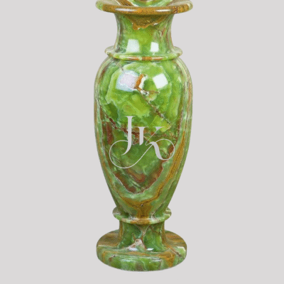 Elegant Onyx Vase – Handcrafted Decorative Flower Vase | Elegant Stone Home Decor