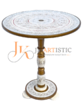 Elegant Handcrafted Wooden Table – Solid Wood Accent Table for Living Room, Bedroom