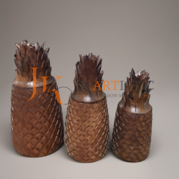 Engrave Wooden Pineapple Jar