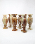 Handcrafted Onyx Vase – Unique Decorative Stone Flower Vase for Home & Office Décor