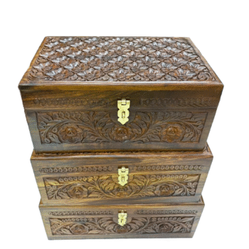 Engrave Wood Jewelry Storage Box