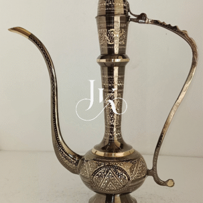 Aftaba Vase with Traditional Engraving 16.5 inch – Heritage Decor