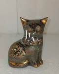Camel Sculpture with Floral & Geometric Inlay – 16-Inch JKArtistic Cultural Decor